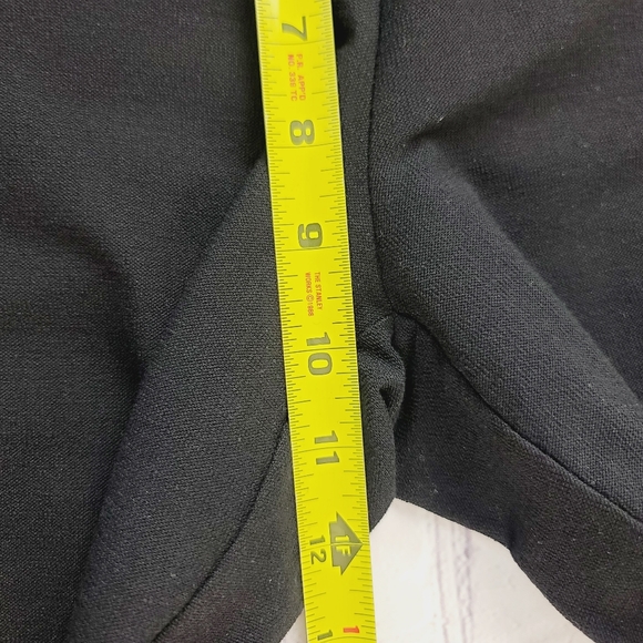 Eileen Fischer Women's Small System Washable Crepe Wide Leg Capri Pants Black - Picture 7 of 9